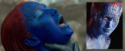 Rebecca Romijn is a much better Mystique than Jennifer Lawrence.